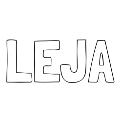Online Created Coloring Page - LEJA Coloring Page