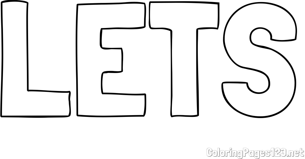 LETS Coloring Page