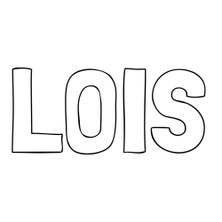Online Created Coloring Page - LOIS Coloring Page