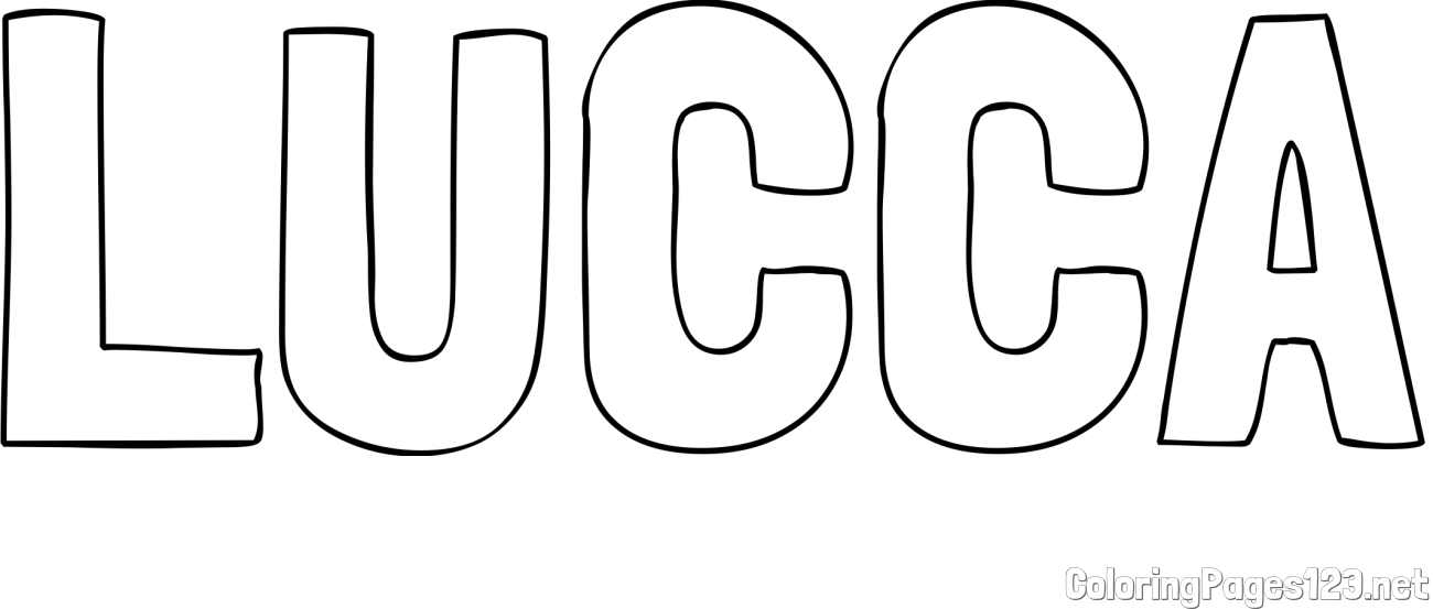 LUCCA Coloring Page