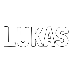 Online Created Coloring Page - LUKAS Coloring Page