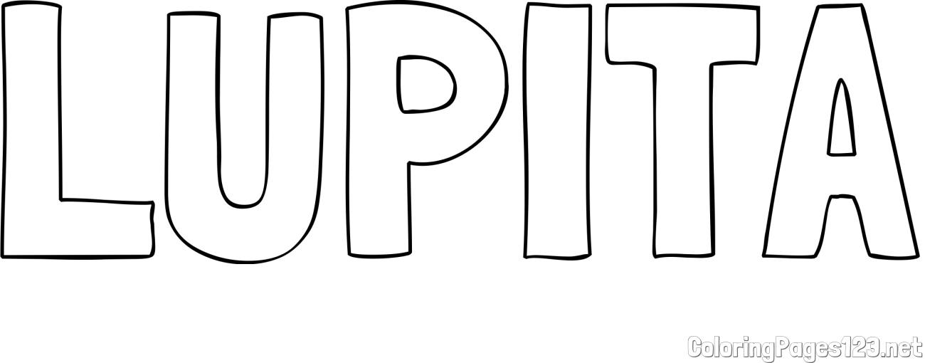 LUPITA Coloring Page