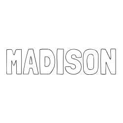 MADISON Coloring Page