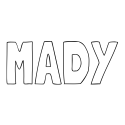Online Created Coloring Page - MADY Coloring Page