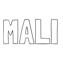 Online Created Coloring Page - MALI Coloring Page