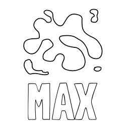 MAX Coloring Page and Coloring Page of a Stain 😁