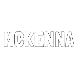 Online Created Coloring Page - MCKENNA Coloring Page
