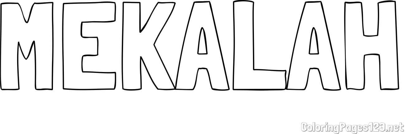 MEKALAH Coloring Page