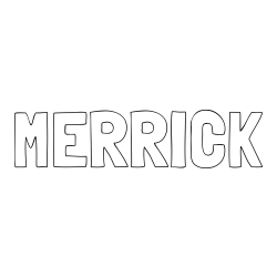 Online Created Coloring Page - MERRICK Coloring Page