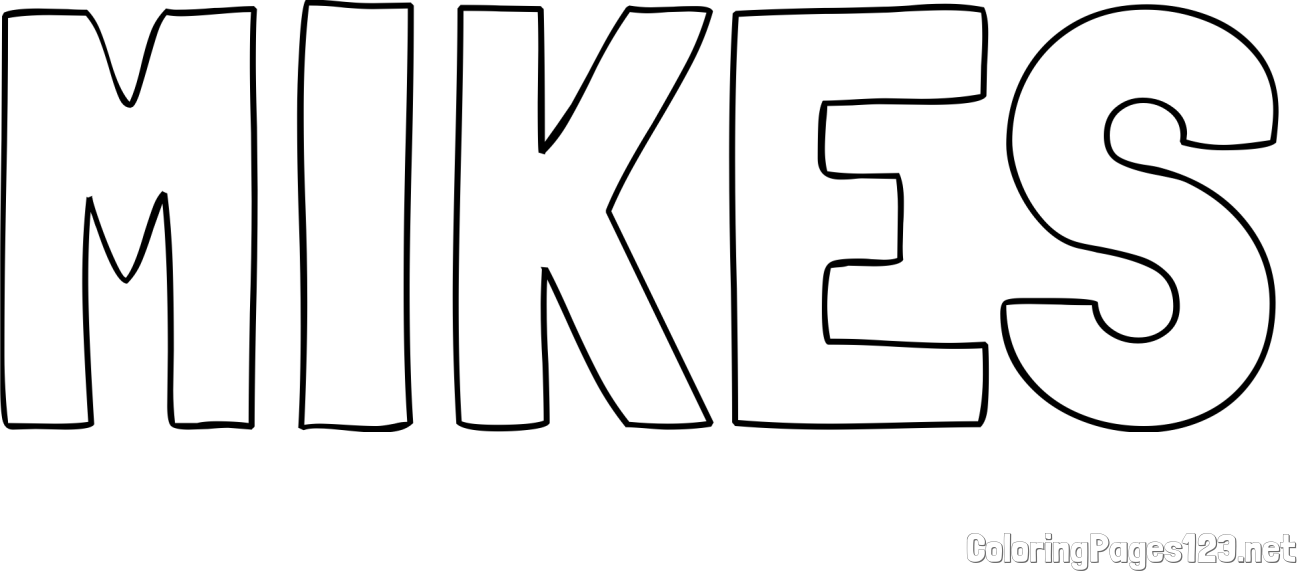 MIKES Coloring Page