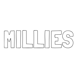 MILLIES Coloring Page