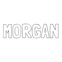 Online Created Coloring Page - MORGAN Coloring Page
