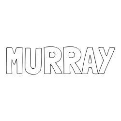 Online Created Coloring Page - MURRAY Coloring Page