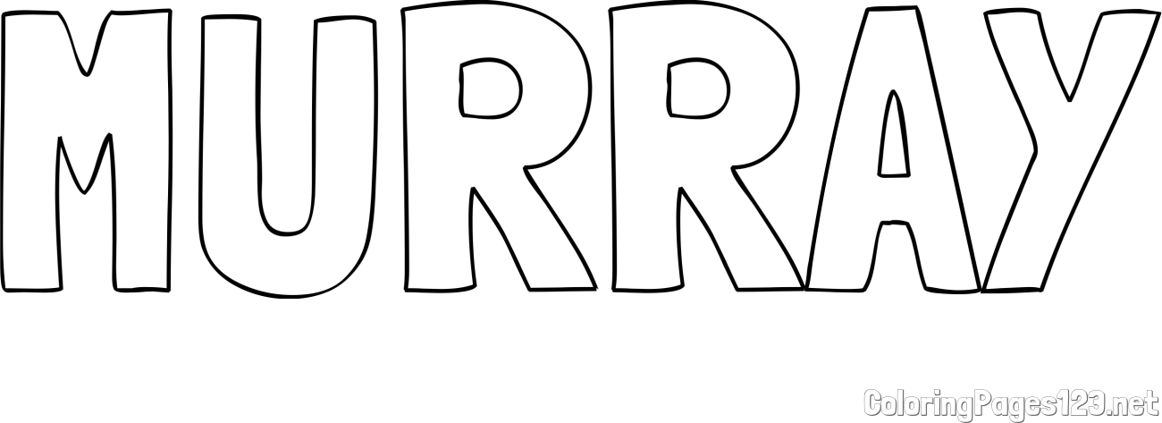 MURRAY Coloring Page