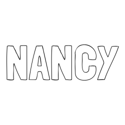 Online Created Coloring Page - NANCY Coloring Page