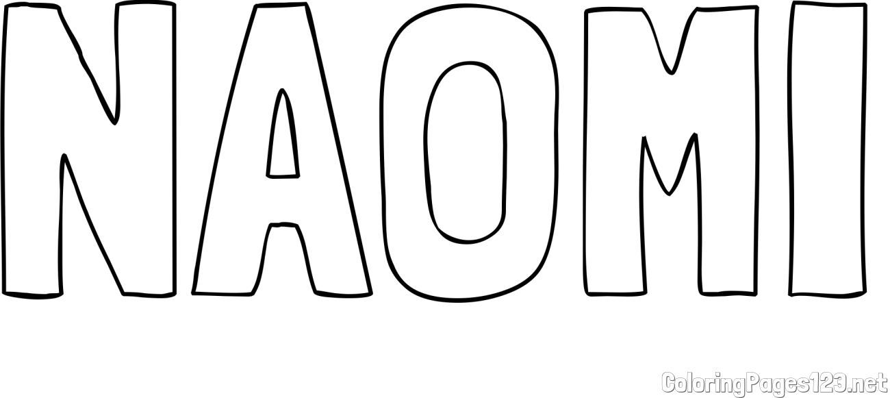 NAOMI Coloring Page