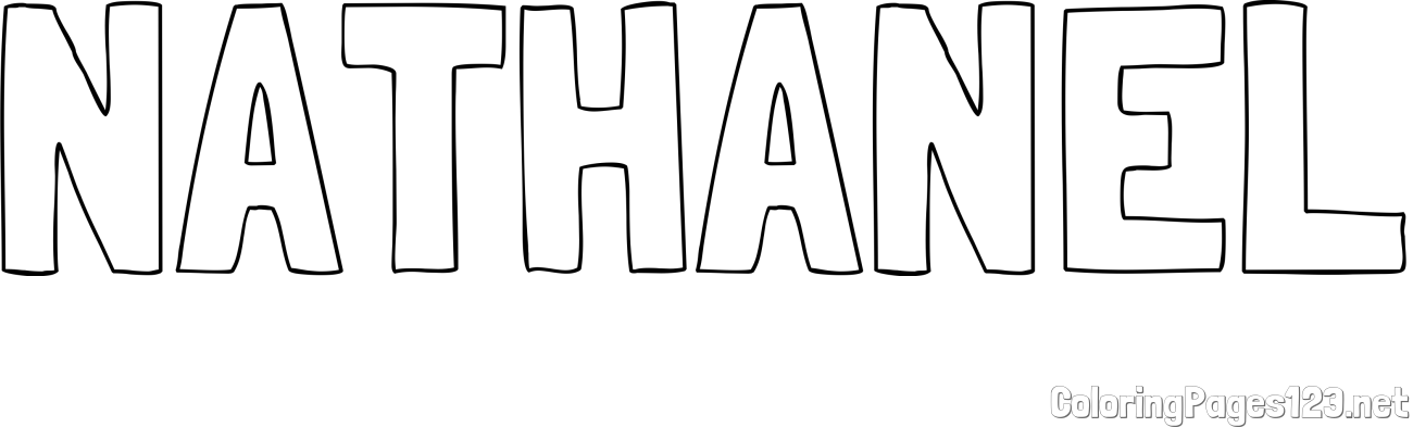 NATHANEL Coloring Page