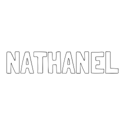 Online Created Coloring Page - NATHANEL Coloring Page