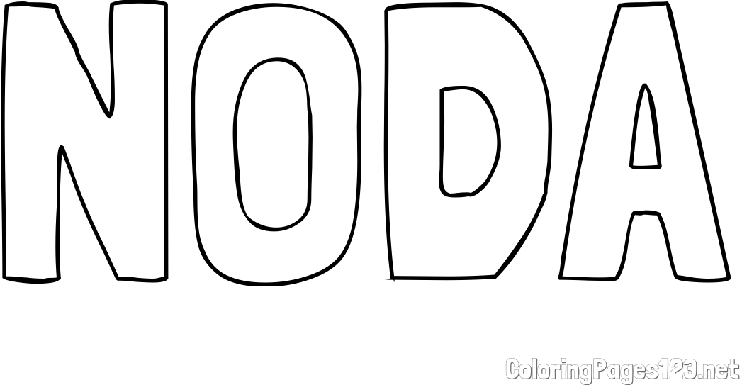 NODA Coloring Page
