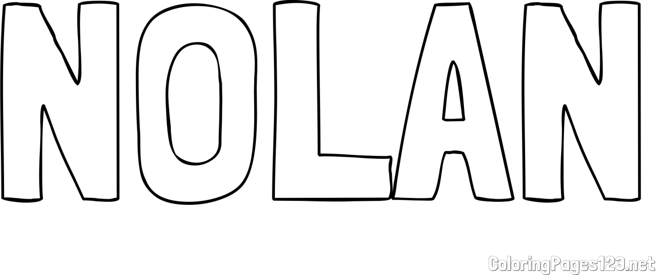 NOLAN Coloring Page