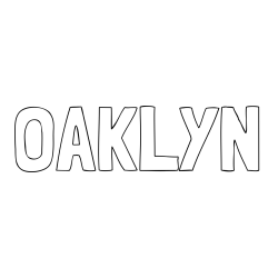 Online Created Coloring Page - OAKLYN Coloring Page