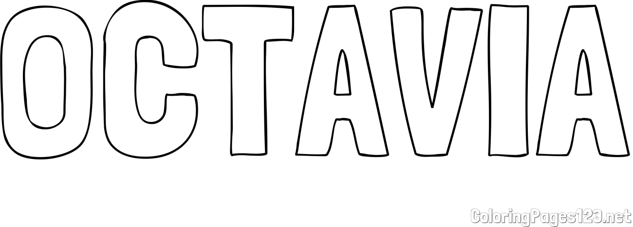 OCTAVIA Coloring Page