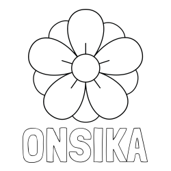Online Created Coloring Page - ONSIKA Coloring Page and Flower Without Stem Coloring Page