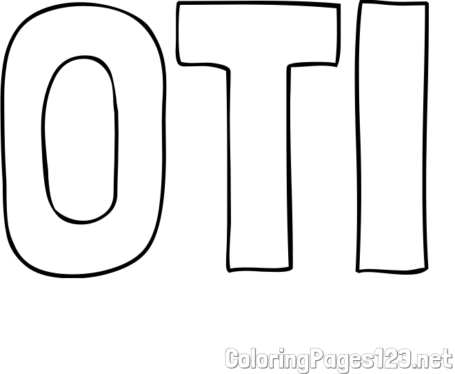OTI Coloring Page