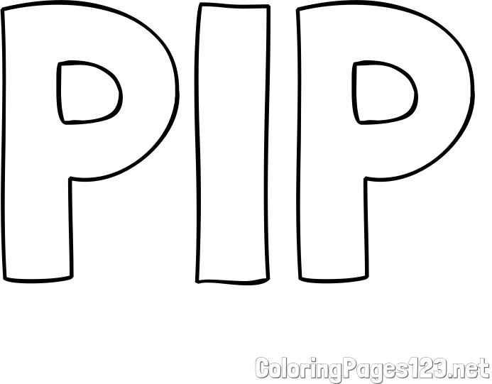 PIP Coloring Page