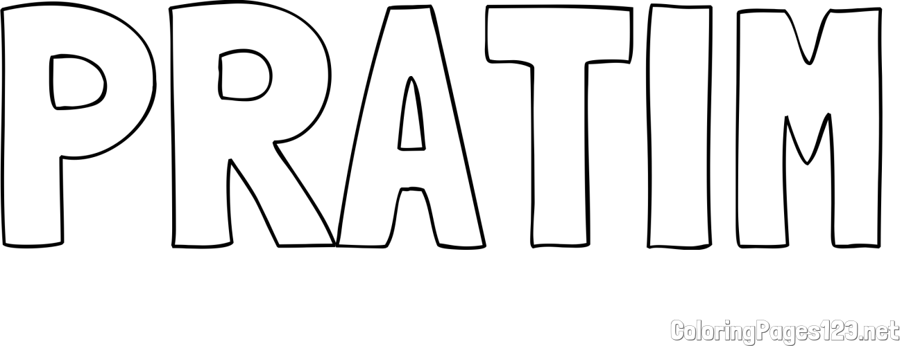 PRATIM Coloring Page