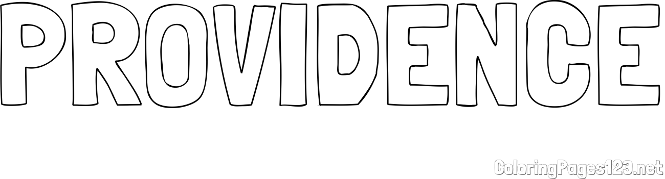 PROVIDENCE Coloring Page