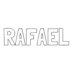 Online Created Coloring Page - RAFAEL Coloring Page