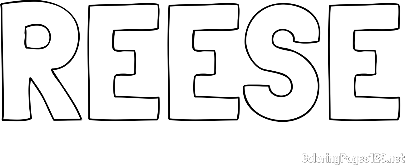 REESE Coloring Page