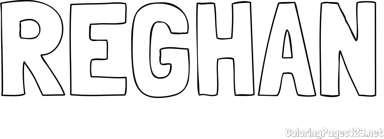 REGHAN Coloring Page