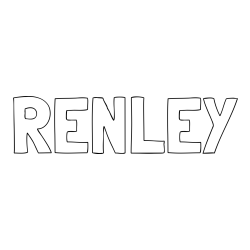 RENLEY Coloring Page
