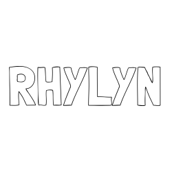 RHYLYN Coloring Page