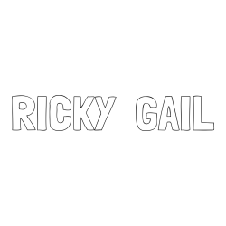 Online Created Coloring Page - RICKY  GAIL Coloring Page