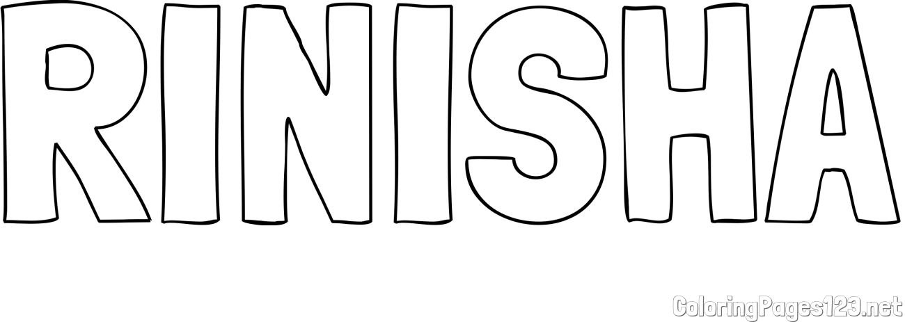 RINISHA Coloring Page