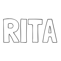 Online Created Coloring Page - RITA Coloring Page