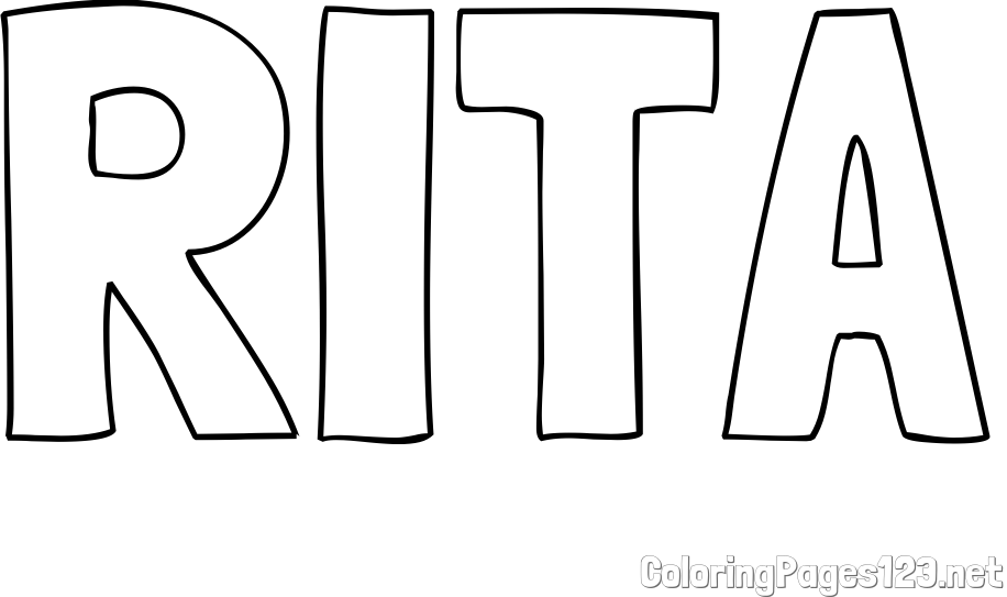RITA Coloring Page