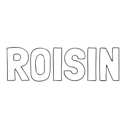 Online Created Coloring Page - RÓISÍN Coloring Page