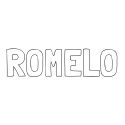 Online Created Coloring Page - ROMELO Coloring Page
