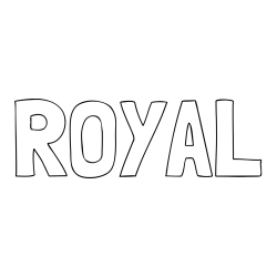 Online Created Coloring Page - ROYAL Coloring Page
