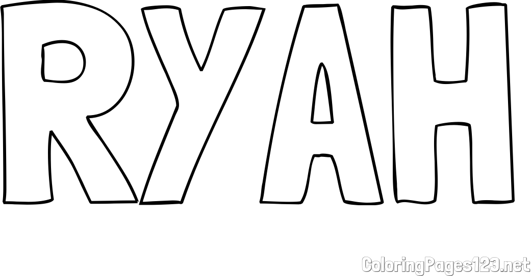 RYAH Coloring Page