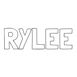 Online Created Coloring Page - RYLEE Coloring Page