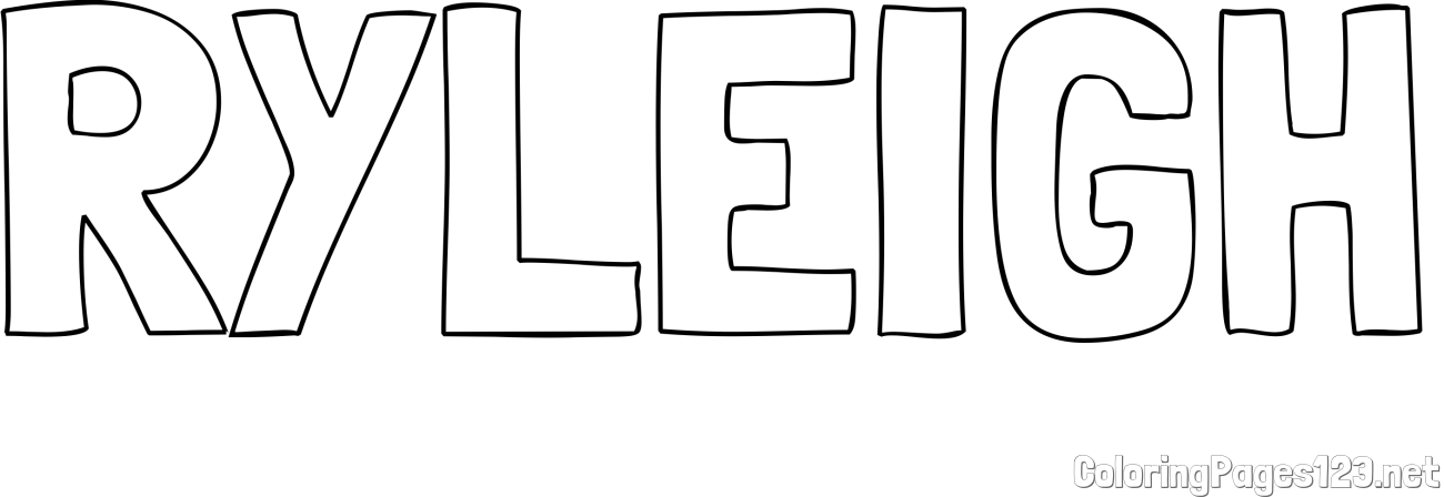 RYLEIGH Coloring Page