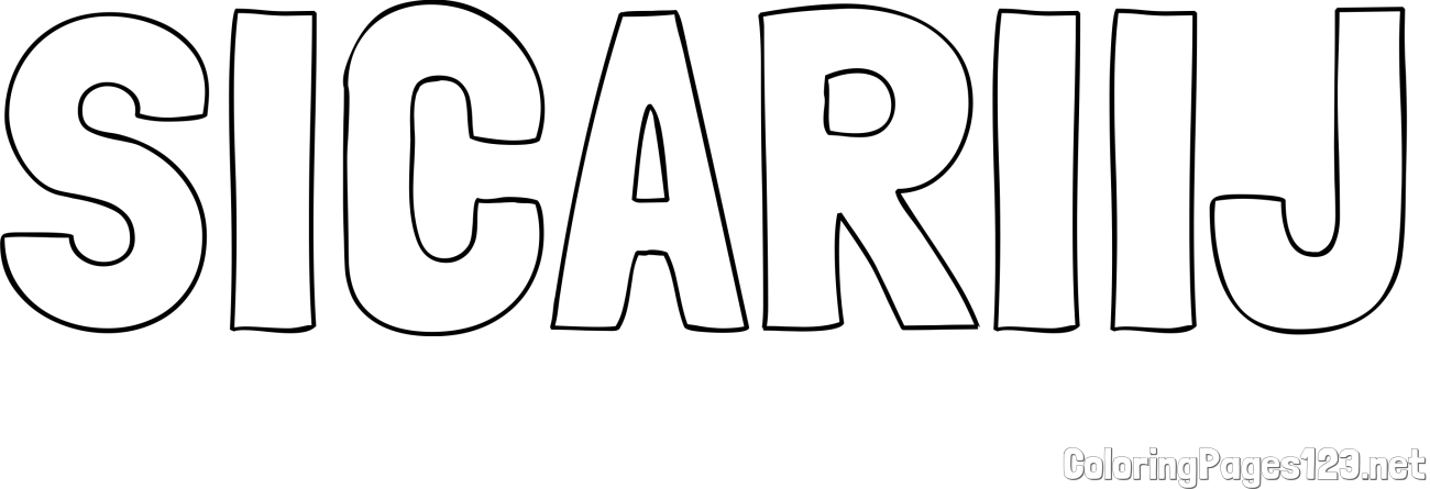 SICARII-J Coloring Page