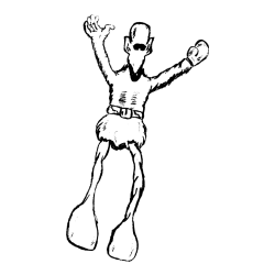 Simple Frankenstein Coloring Page
