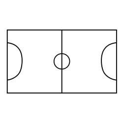 Simple Soccer Field Coloring Page