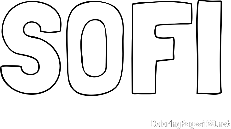 SOFI Coloring Page